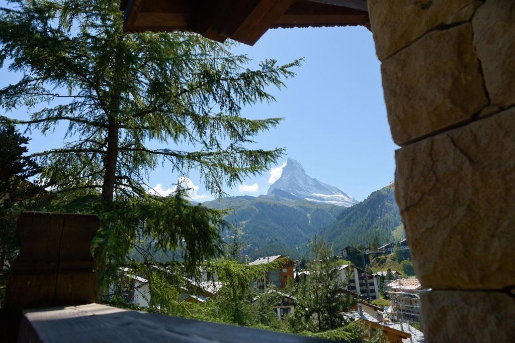Chalet Kisseye With Heated Pool And Matterhorn Views Apartment Zermatt Bilik gambar